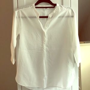 White Blouse from Uniqlo